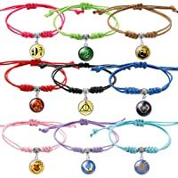 Los mejores  - 9 Piezas Wizard Tema Pulseras- Harry Potter Tema Pulsera Ajustable- Pulsera Amistad Pulsera Niña- Trenzada Brazalete…